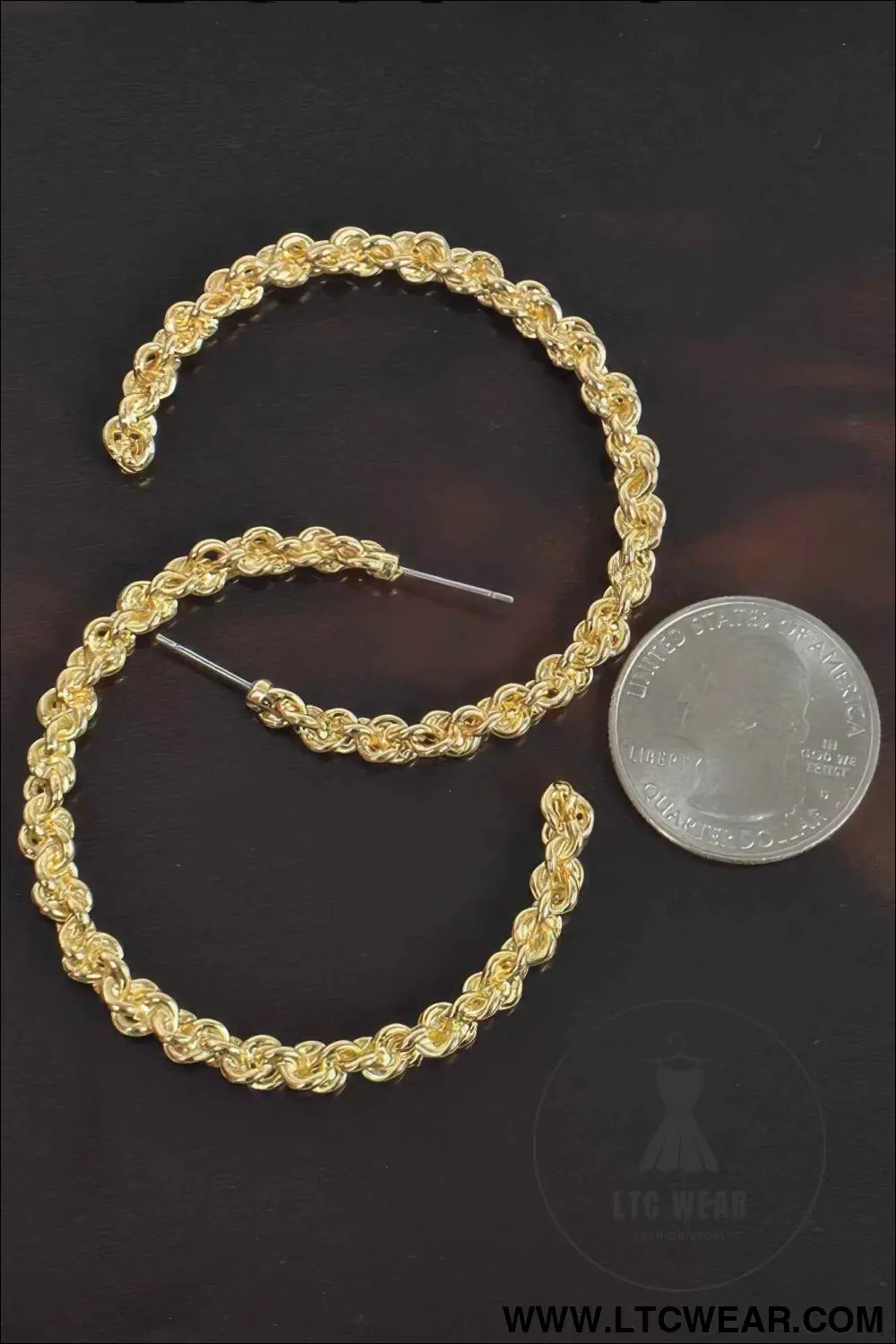Chain Hoop Earrings
