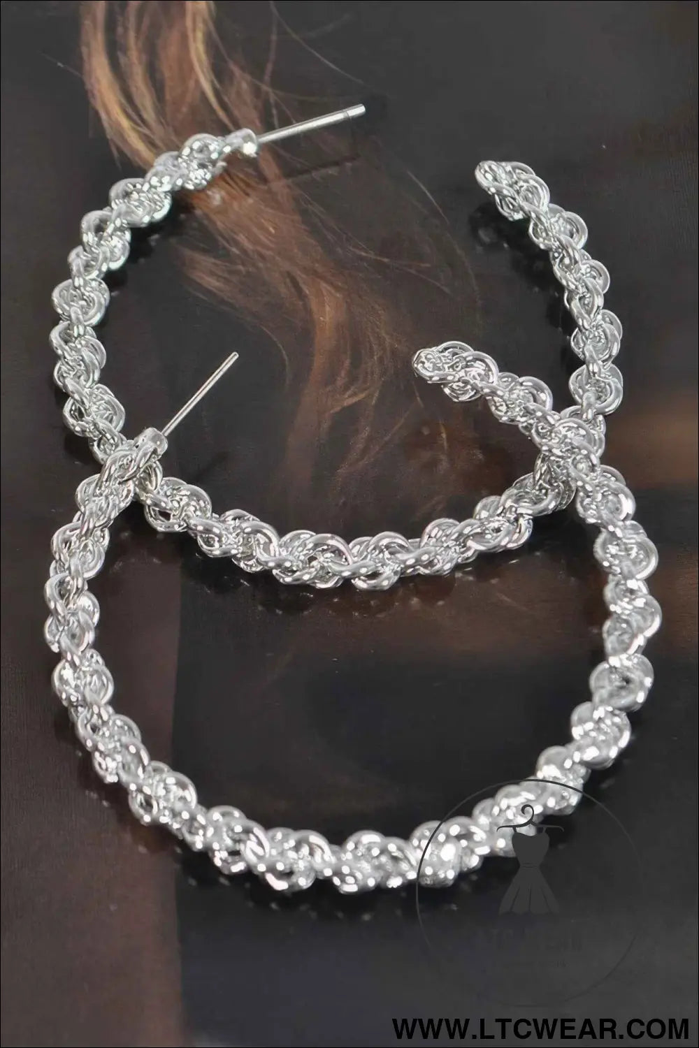 Chain Hoop Earrings