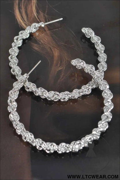 Chain Hoop Earrings