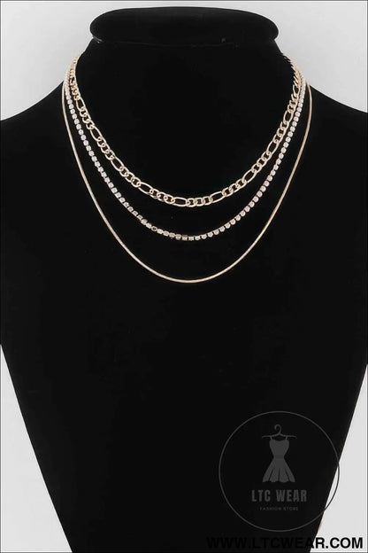 Chain N Bead Necklace