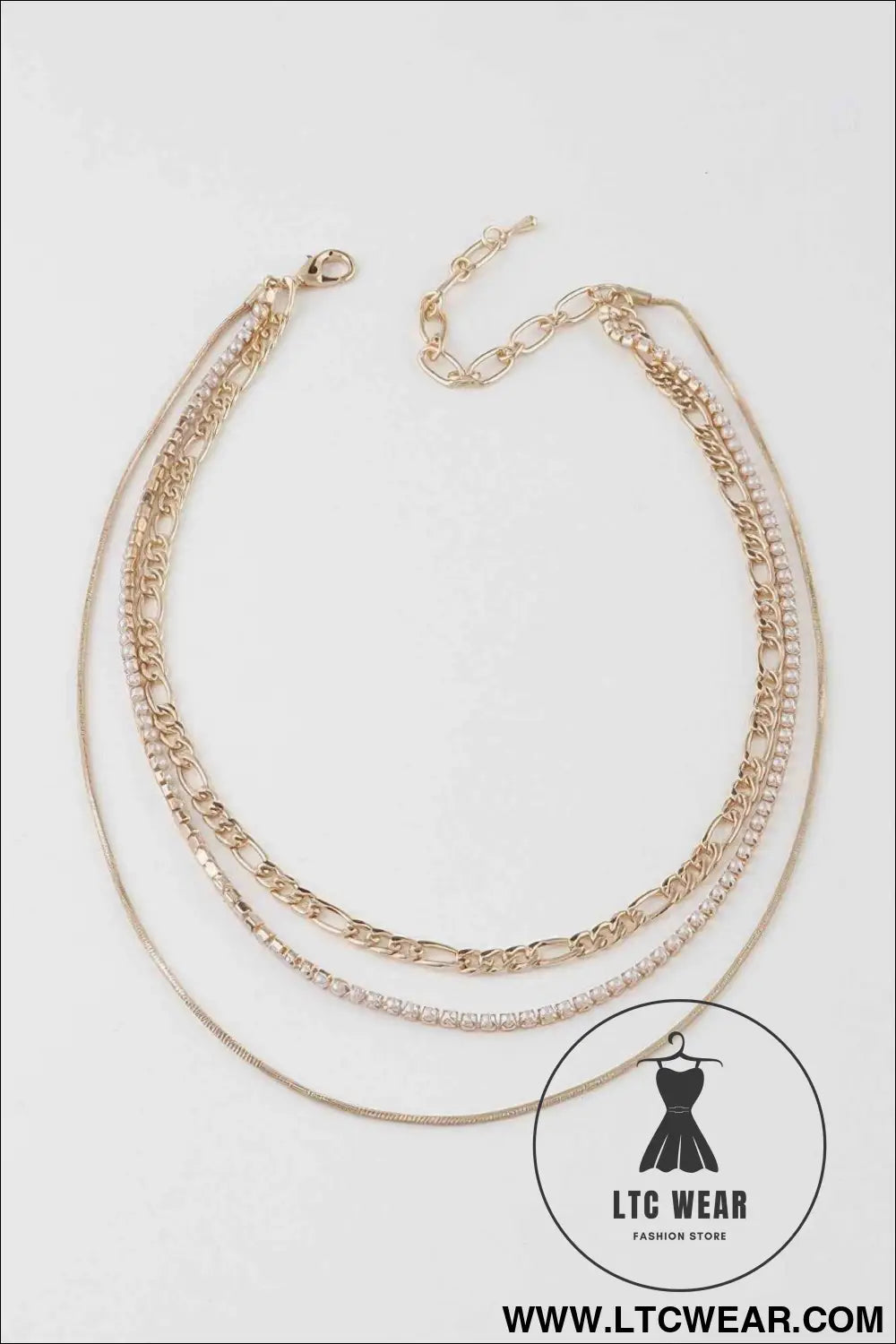 Chain N Bead Necklace