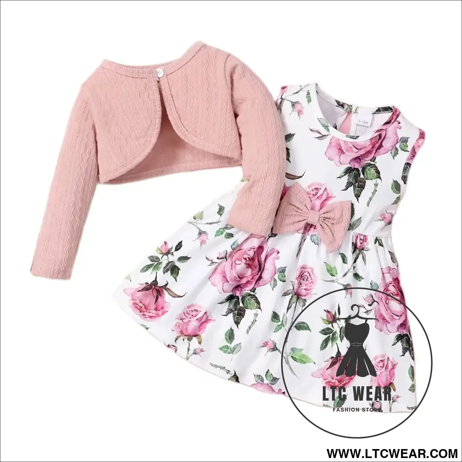 Charming 2pcs toddler charming 2pcs toddler dress set for little fashionistas set for little fashionistas - 6-9m