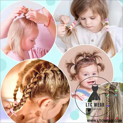 Charming Princess Hair Clip Set for Little Girls - L.T.C Wear Online Fashion Store