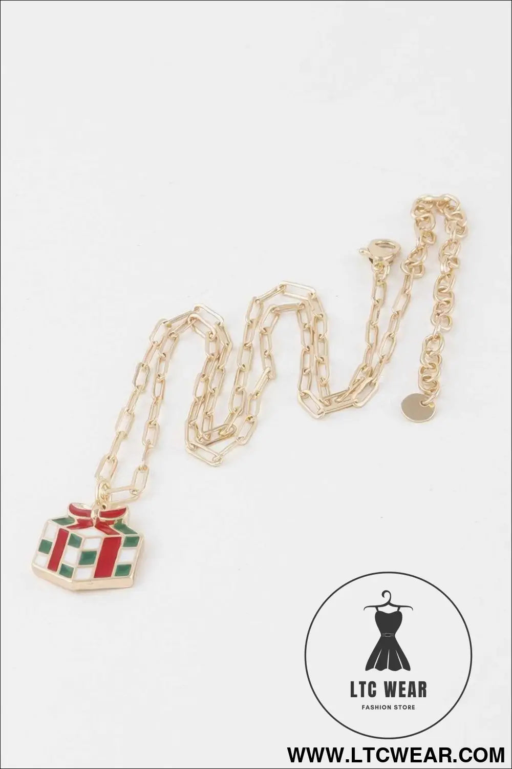 Checker Gift Chain Necklace
