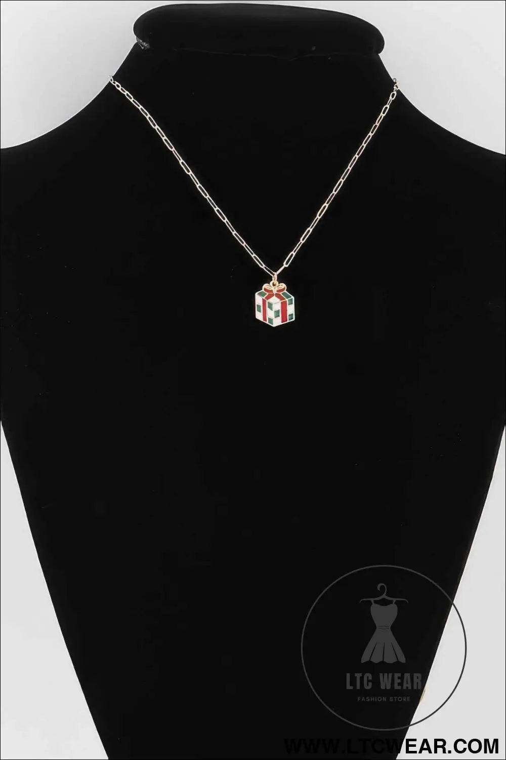 Checker Gift Chain Necklace
