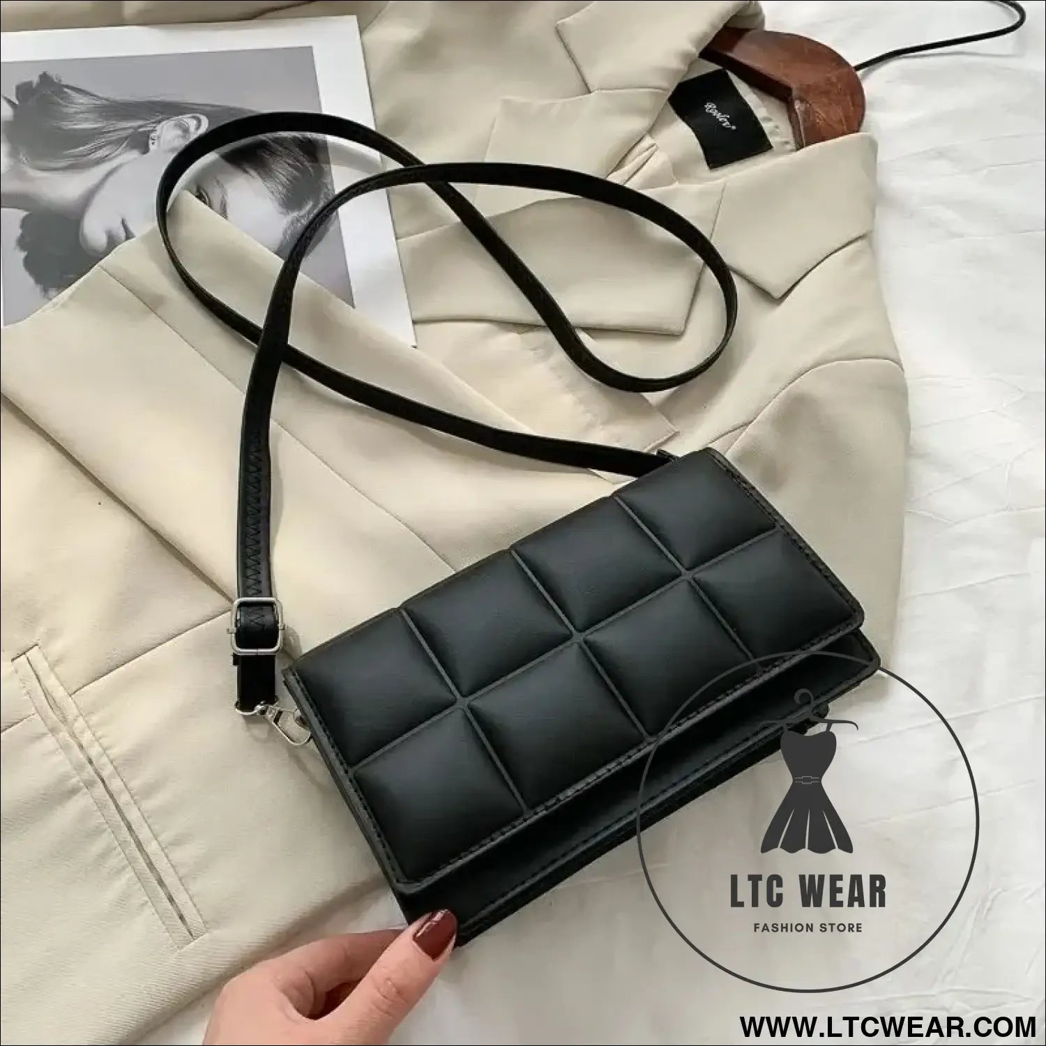 Chic 2025 Designer Women's PU Leather Crossbody Bag - L.T.C Wear Online Fashion Store