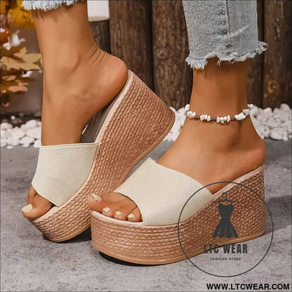 Chic Flat Heels Effortless Womens Casual Slippers
