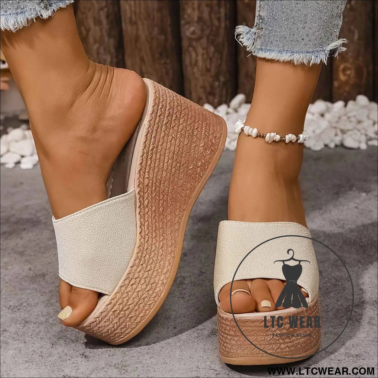 Chic Flat Heels Effortless Womens Casual Slippers