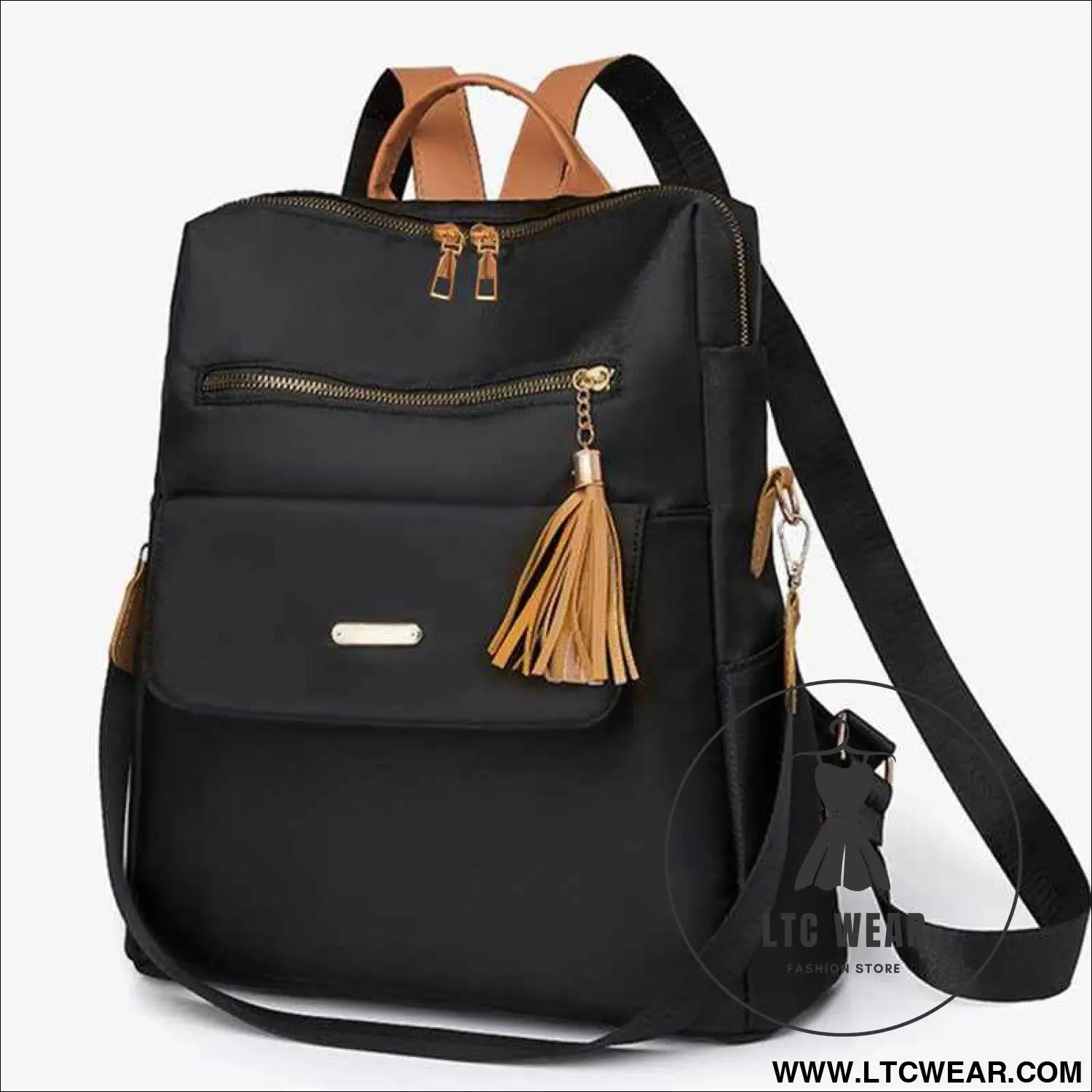 Chic Neutral Womens Backpack Casual School Travel