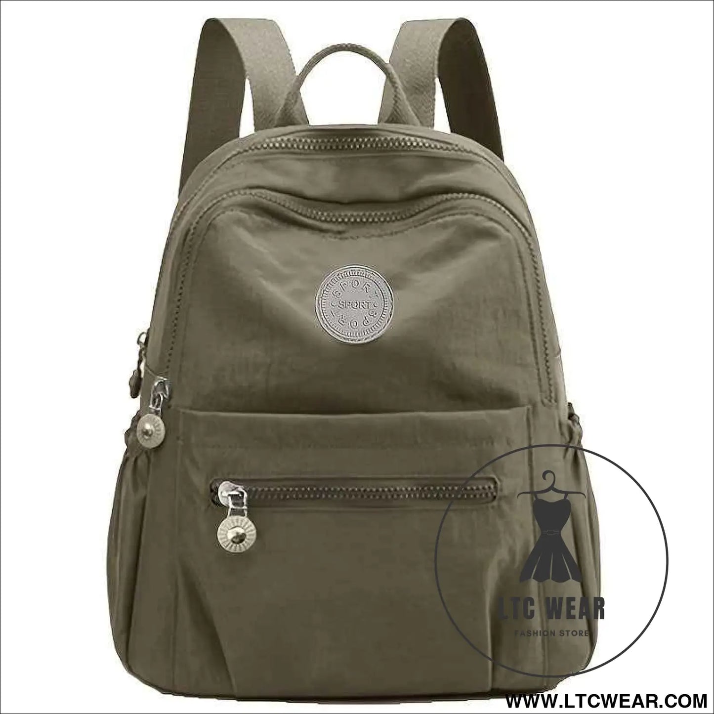 Chic Neutral Womens Backpack Casual School Travel