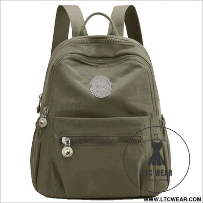 Chic Neutral Womens Backpack Casual School Travel