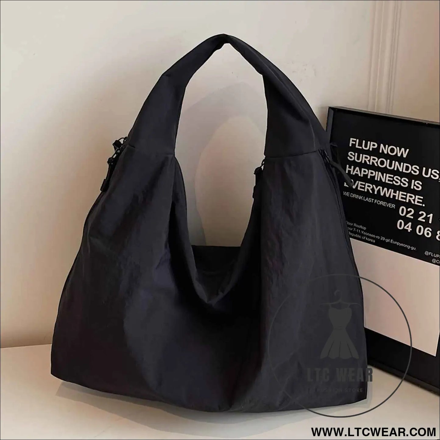 Chic Nylon Commuter Bag Large Soft Washable  Fashionable
