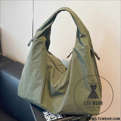 Chic Nylon Commuter Bag Large Soft Washable  Fashionable