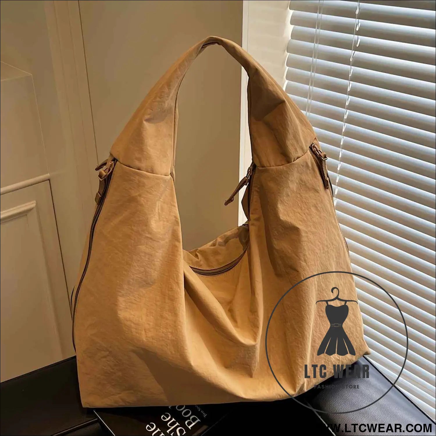 Chic Nylon Commuter Bag Large Soft Washable  Fashionable