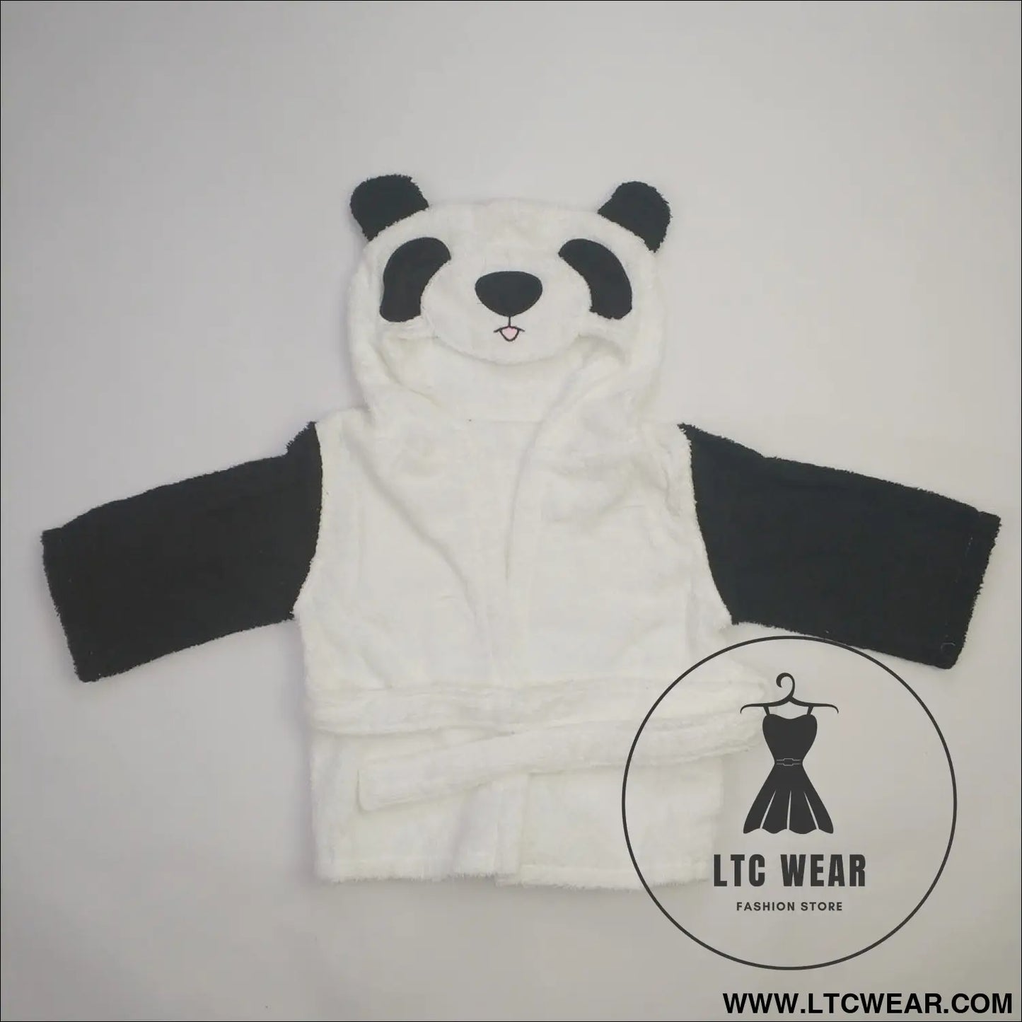 Children’s cardigan hooded animal bathrobe baby home clothes cotton towel material baby absorbent bath towel - old