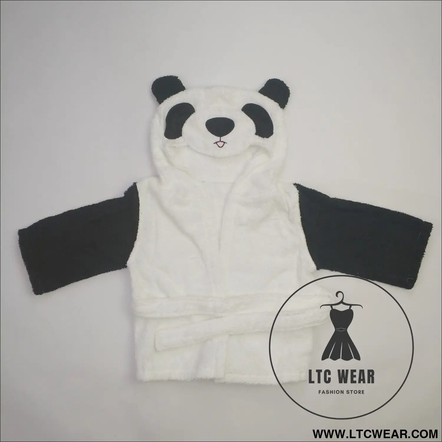 Children’s cardigan hooded animal bathrobe baby home clothes cotton towel material baby absorbent bath towel - old