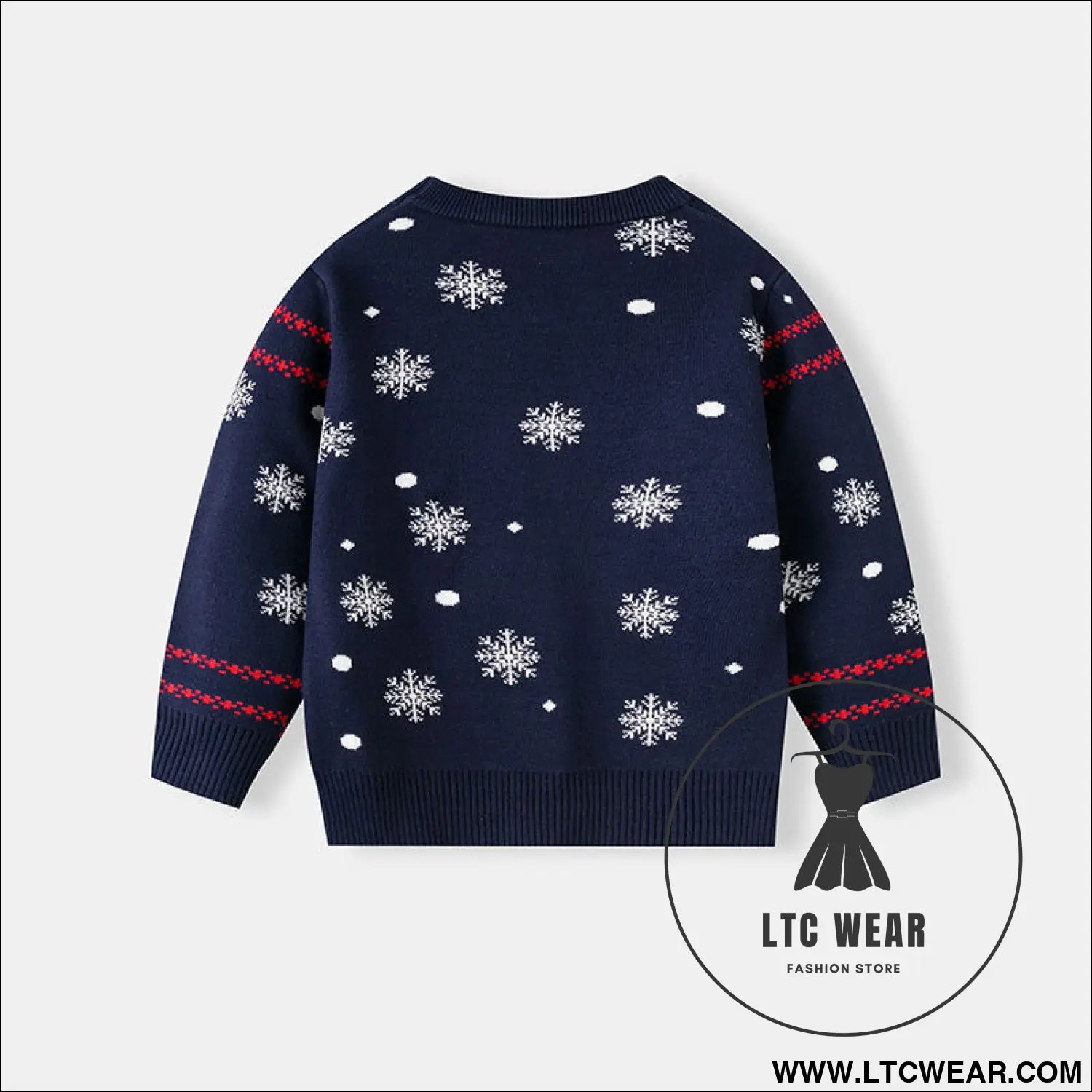 Children’s cartoon santa claus sweater baby base pullover knit sweater