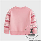 Children’s christmas cartoon reindeer knit sweater