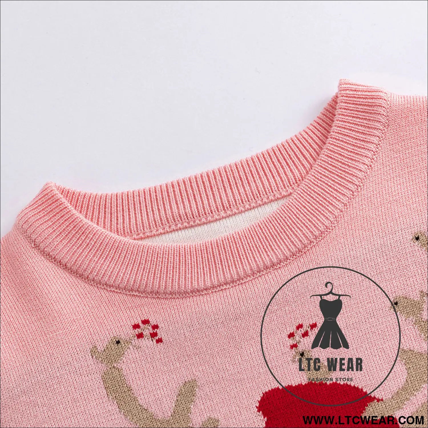 Children’s christmas cartoon reindeer knit sweater