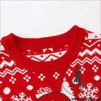 Children’s christmas cartoon sweater baby base pullover knit sweater