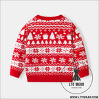 Children’s christmas cartoon sweater baby base pullover knit sweater