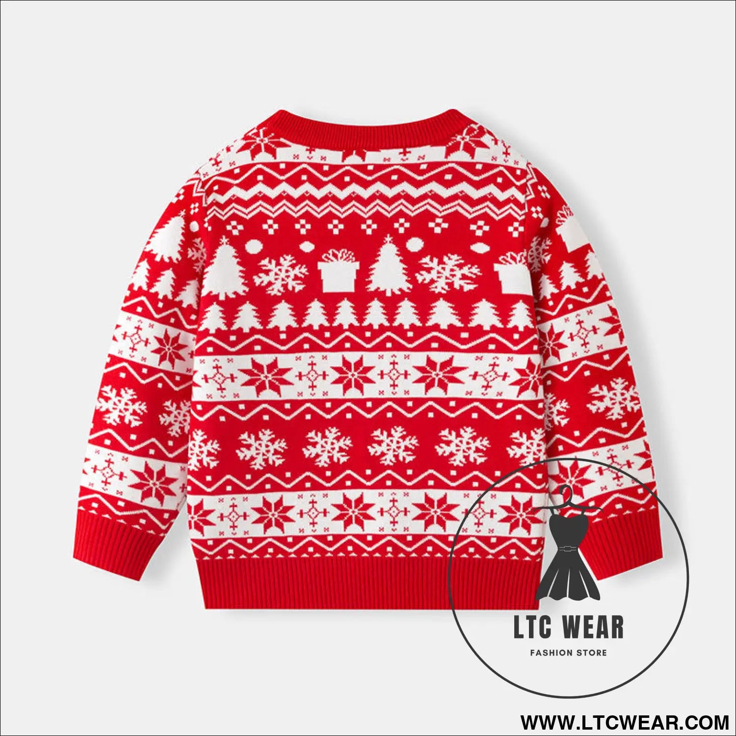 Children’s christmas cartoon sweater baby base pullover knit sweater