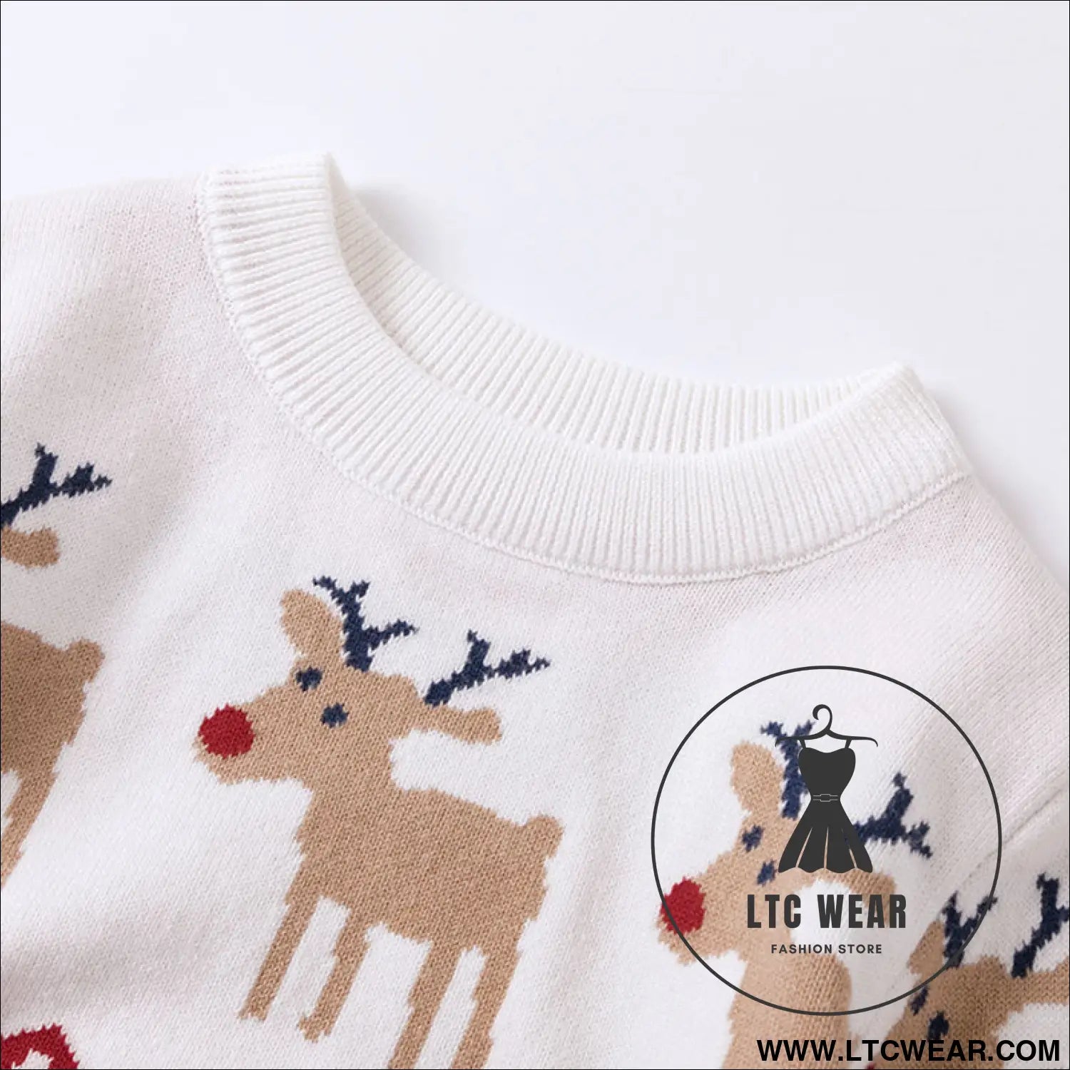 Children’s christmas deer sweater baby undercover knitted sweater