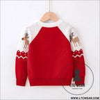 Children’s christmas deer sweater baby undercover knitted sweater