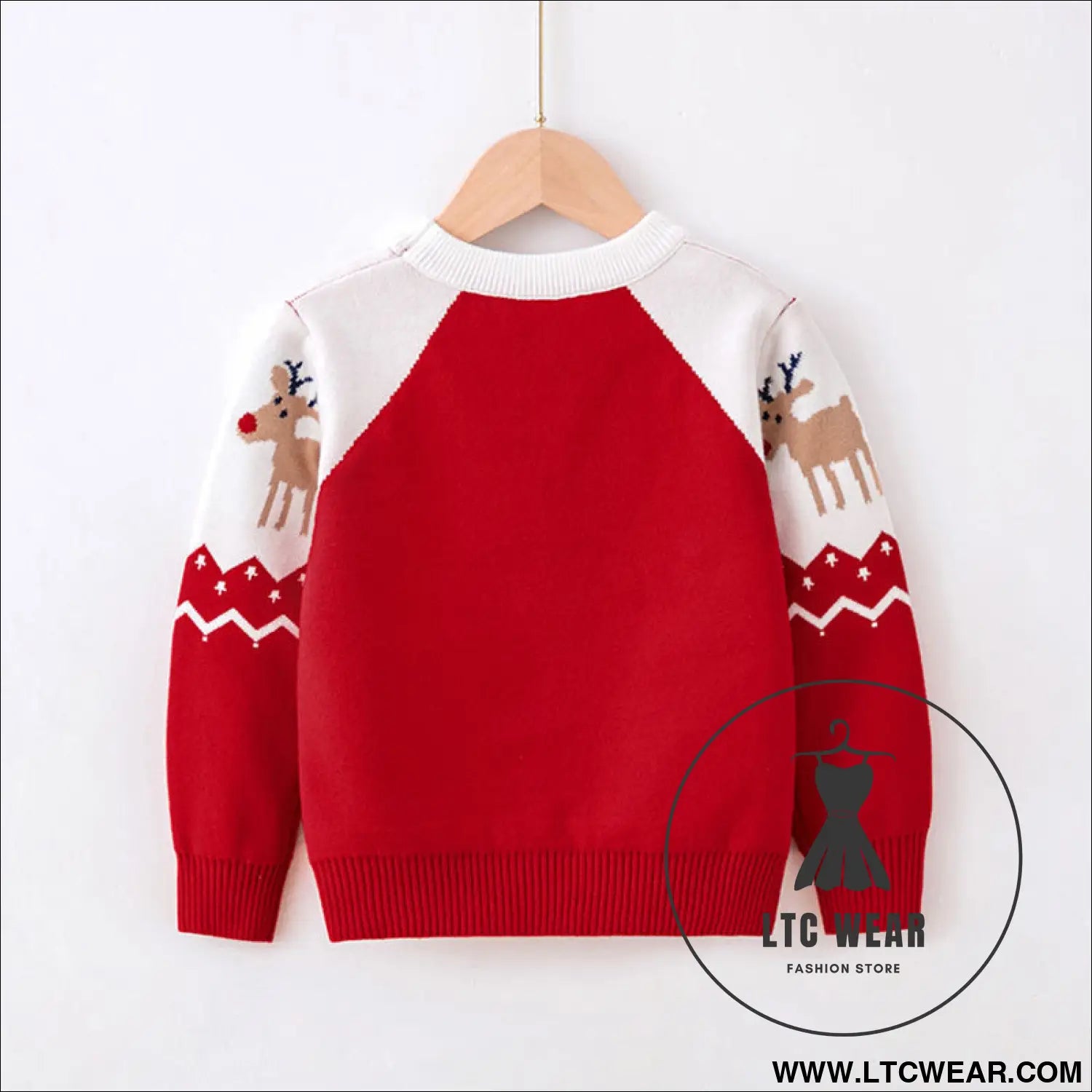 Children’s christmas deer sweater baby undercover knitted sweater