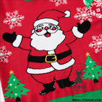 Children’s christmas santa claus baby undercover knitted shirt
