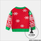 Children’s christmas santa claus baby undercover knitted shirt
