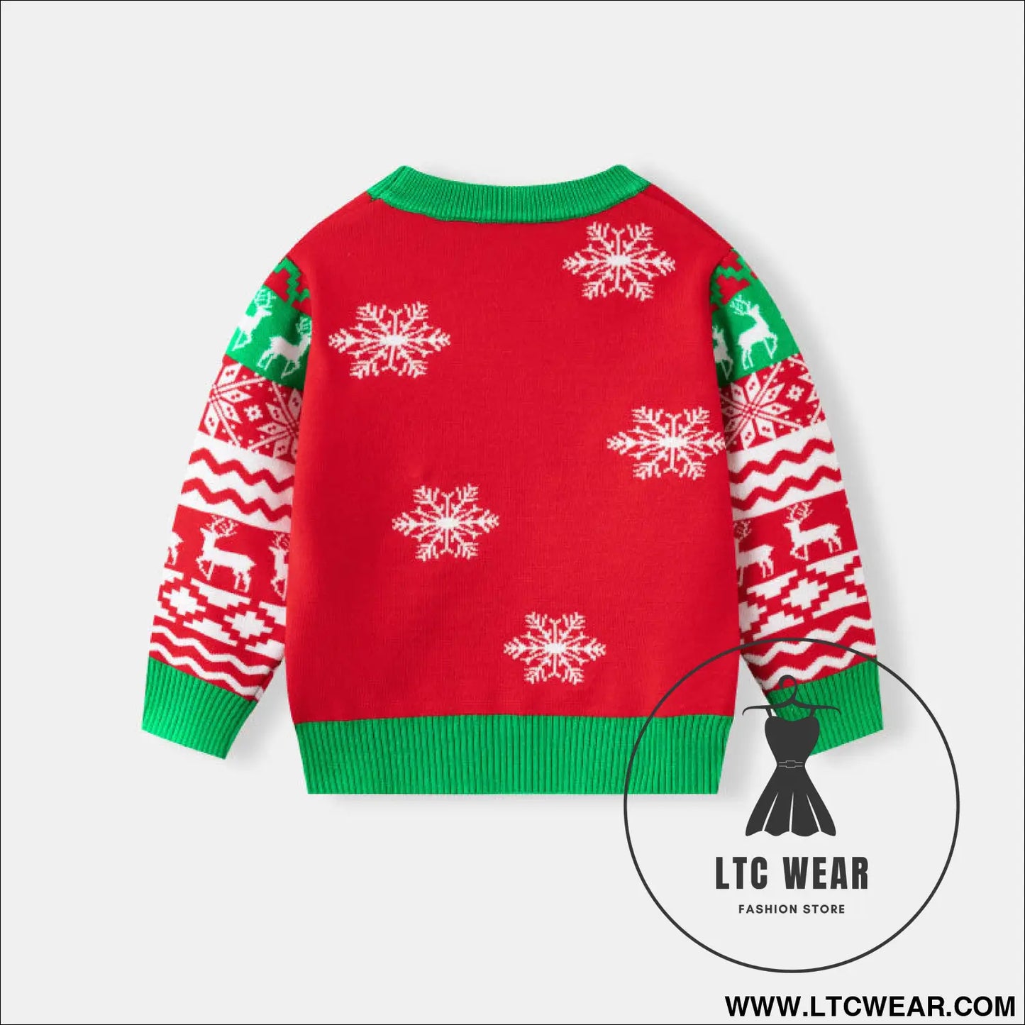 Children’s christmas santa claus baby undercover knitted shirt