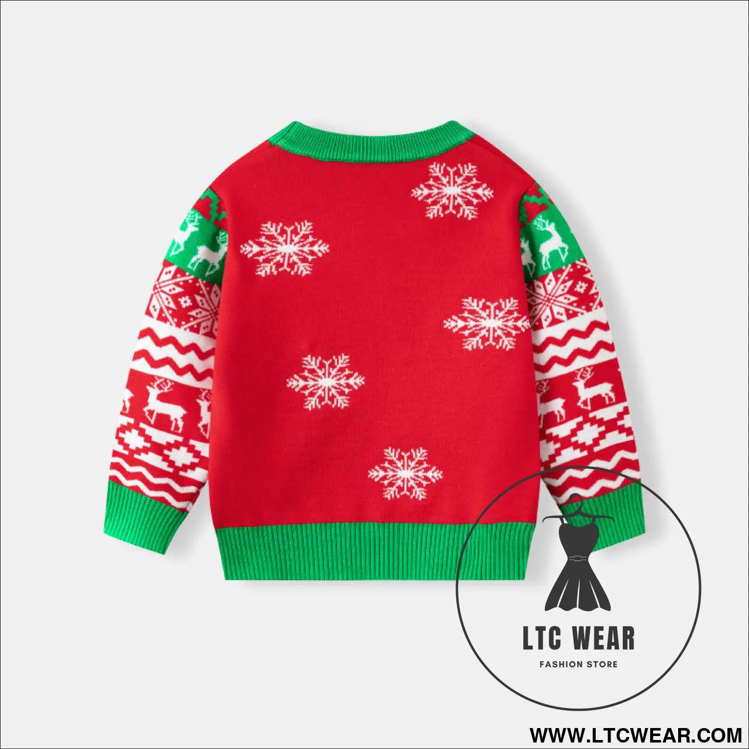 Children’s christmas santa claus baby undercover knitted shirt
