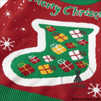 Children’s christmas socks red sweater baby undercover knitted sweater