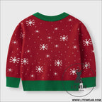 Children’s christmas socks red sweater baby undercover knitted sweater