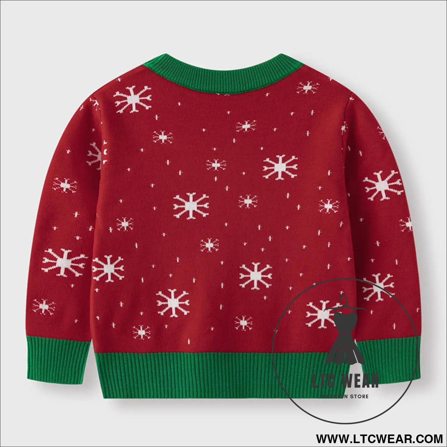 Children’s christmas socks red sweater baby undercover knitted sweater
