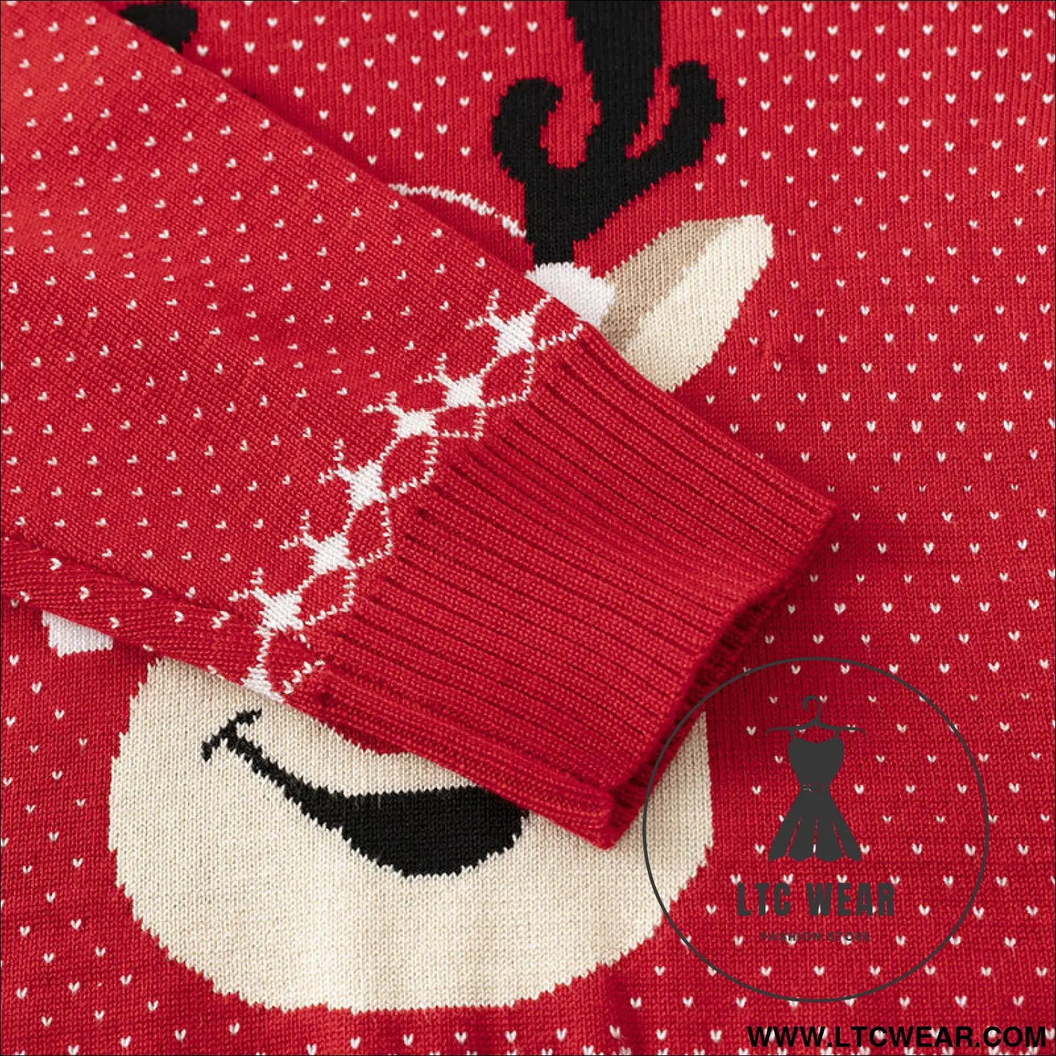 Children’s christmas sweater cartoon deer base pullover knit sweater