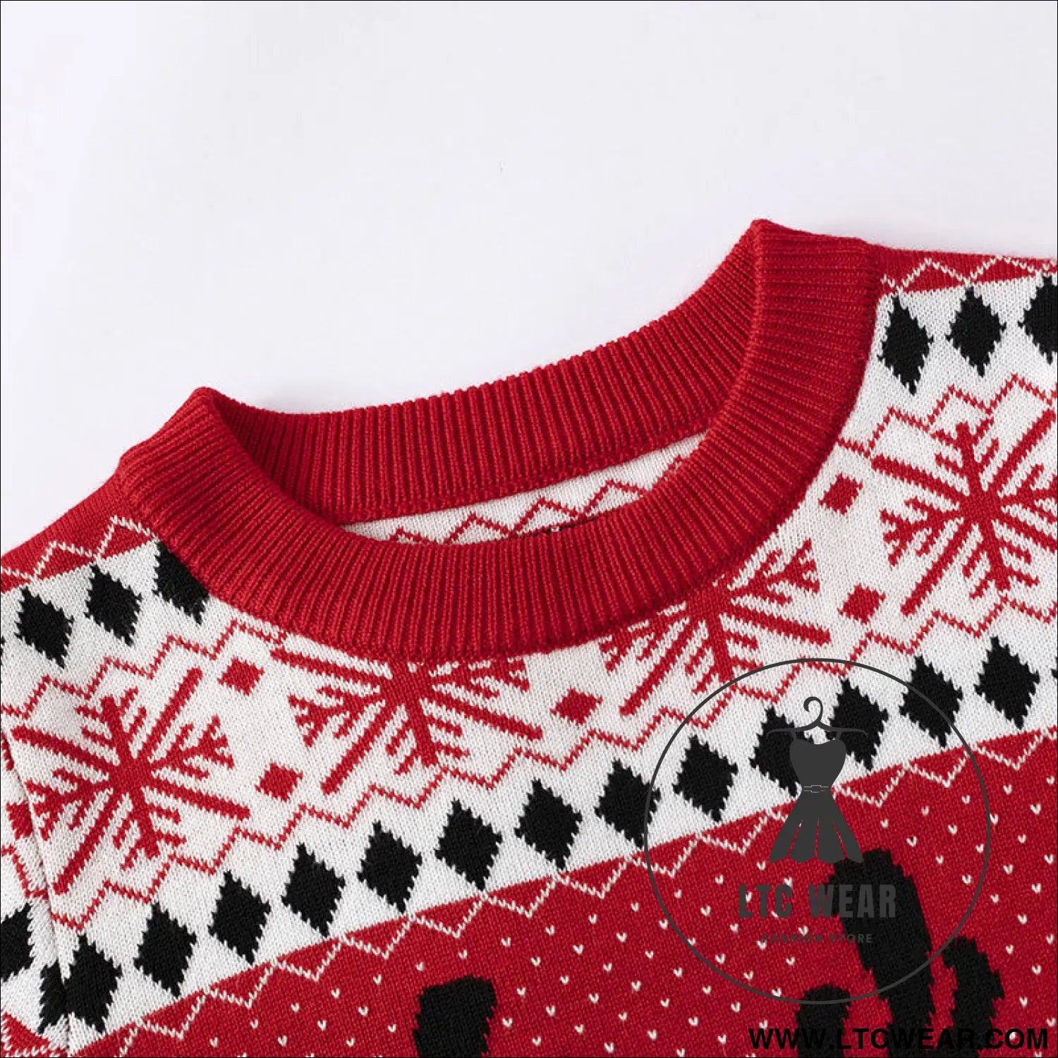 Children’s christmas sweater cartoon deer base pullover knit sweater