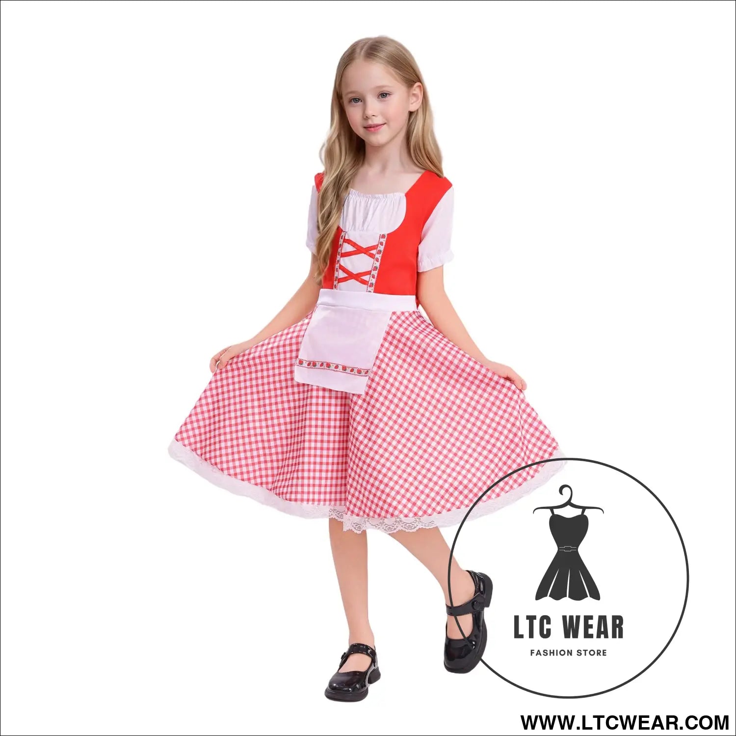Children’s classic children’s wear halloween party cute little red riding hood set