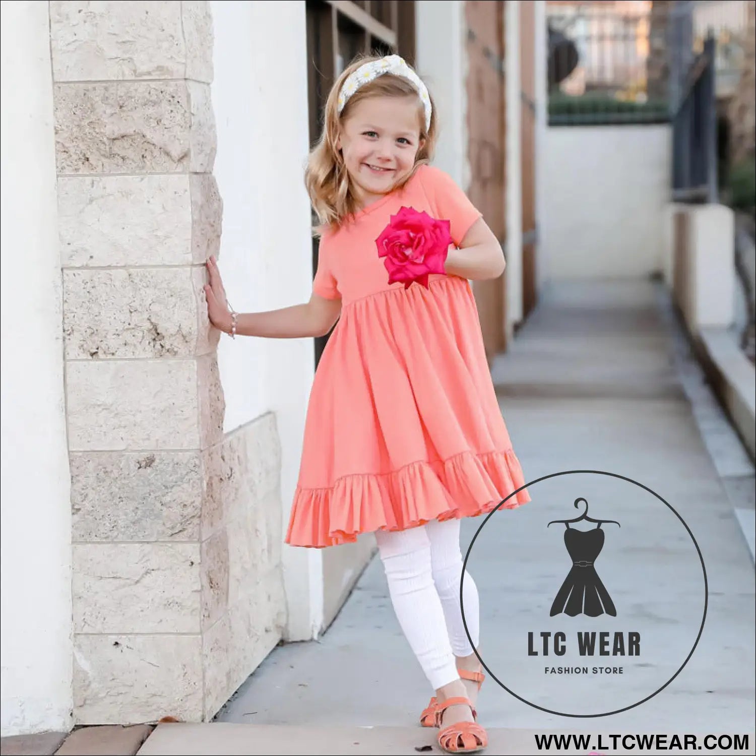 Children’s clothing new fashion ins style girls solid color ruffle dress a-line skirt pleated skirt