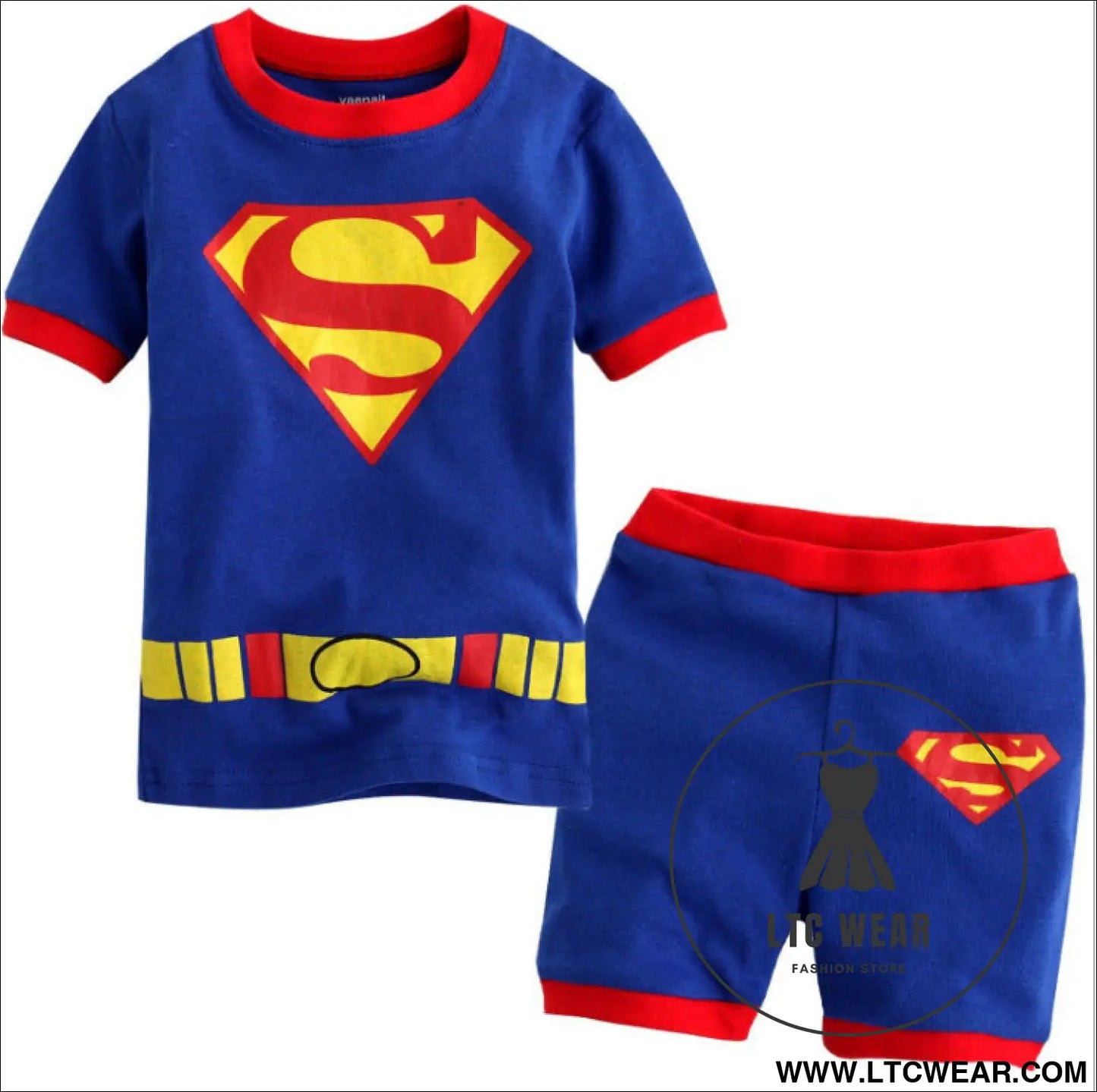 Children’s clothing short sleeved home clothing baby underwear pajama set - c002 / 90cm