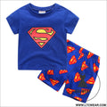 Children’s clothing short sleeved home clothing baby underwear pajama set - c006 / 90cm