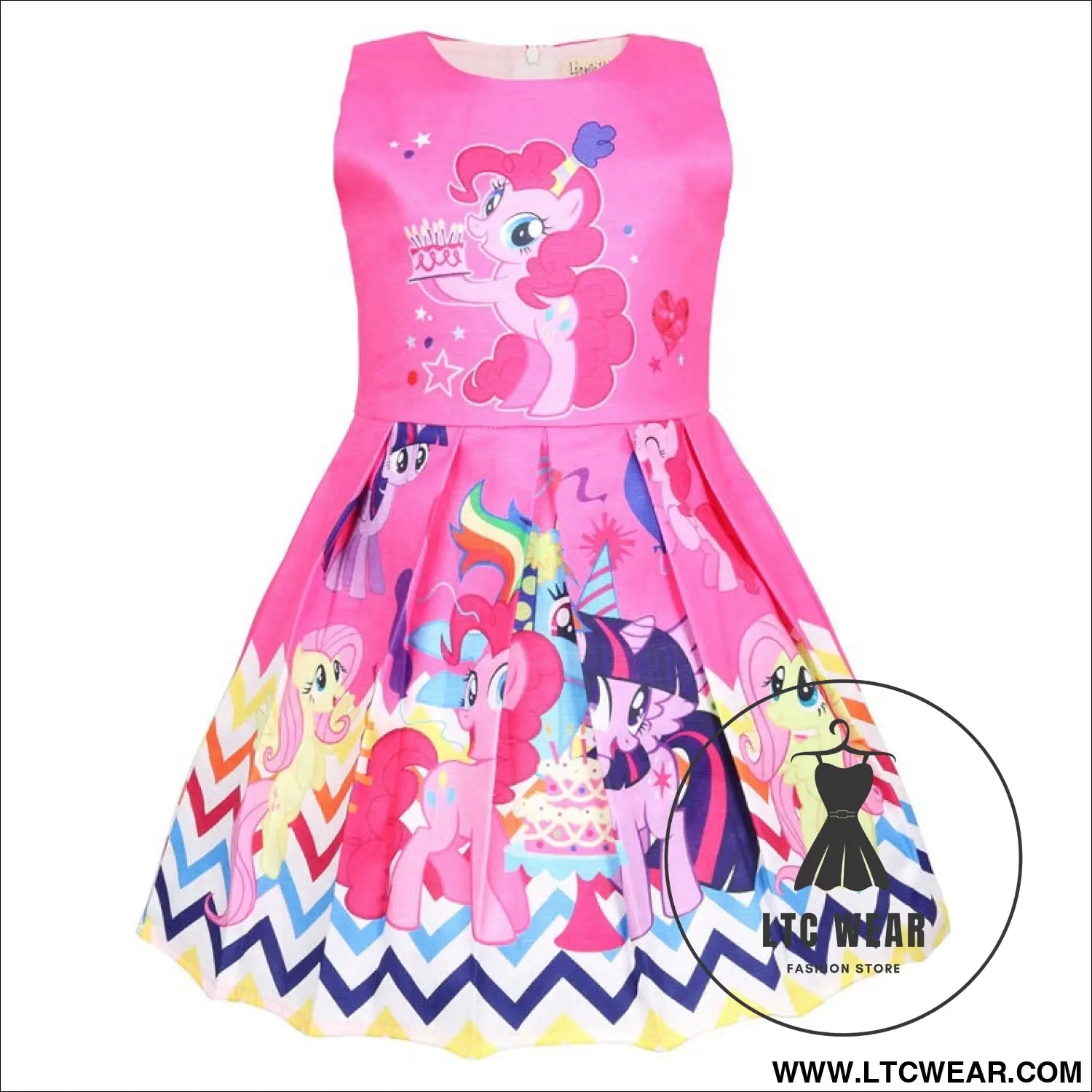 Children’s clothing skirt summer new girl’s dress thin cartoon princess skirt - rose red / 10