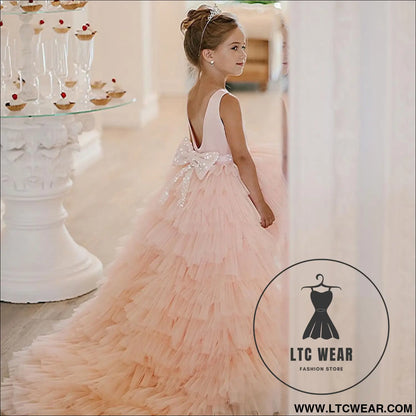 Children’s fluffy skirt sweet camisole princess skirt