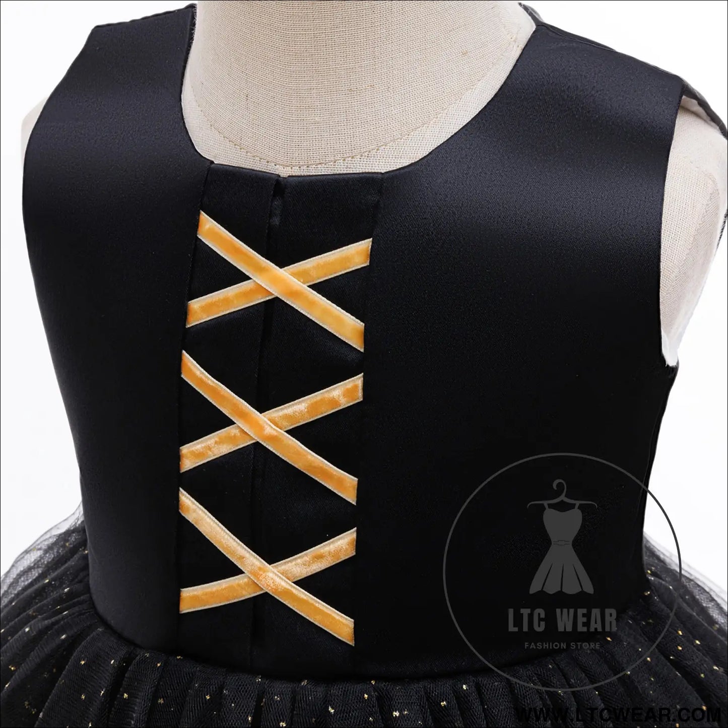 Children’s formal dress halloween girls festival costume cosplay party performance tulle dress