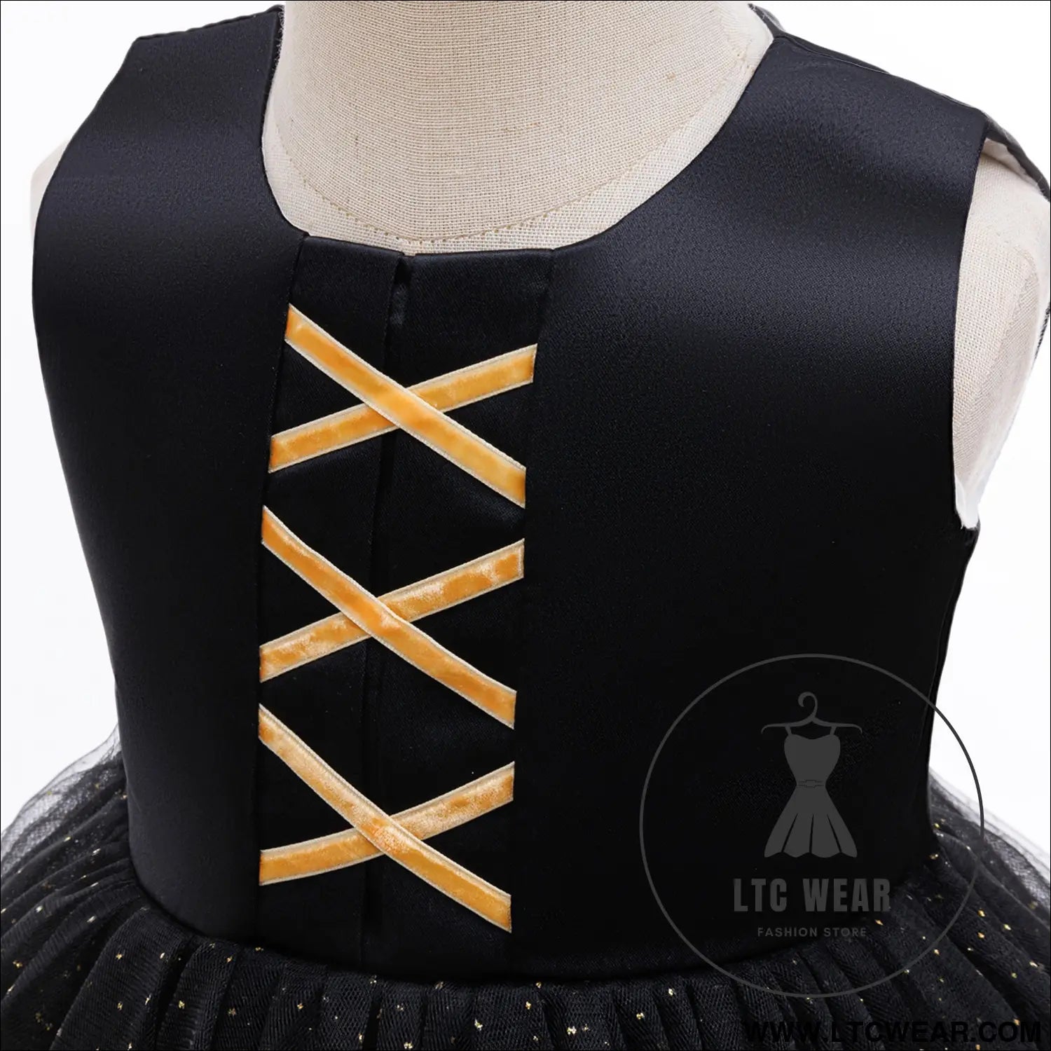 Children’s formal dress halloween girls festival costume cosplay party performance tulle dress