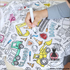 Children’s graffiti pajamas diy hand-painted colorable set for home decor coloring pajama sets