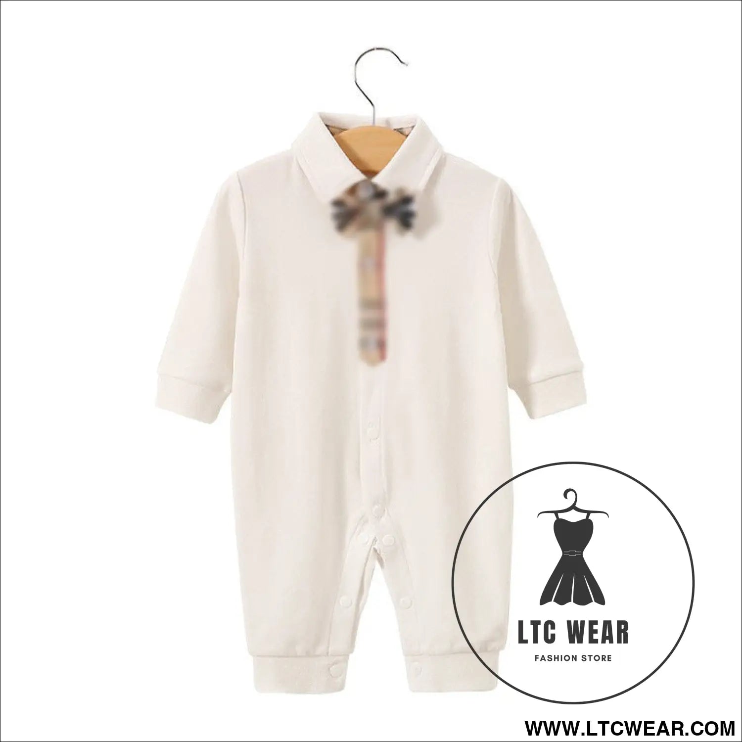 Children’s jumpsuit baby romper long sleeved newborn hundred day gentlemanly suit ins style children’s clothing