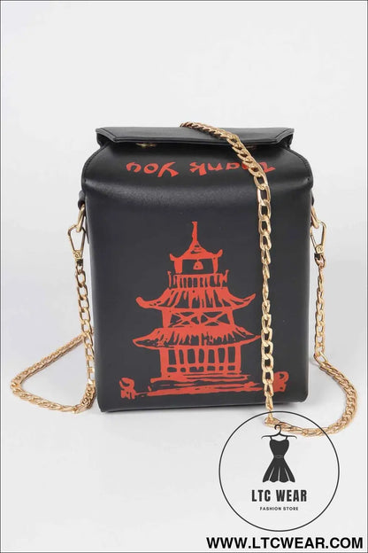 Chinese To Go Box Clutch.