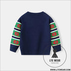 Christmas cartoon reindeer pullover baby base knitted sweater